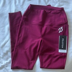 NWT Peloton Burgundy Leggings